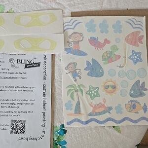 NWT Doc Band Cranial Helmet Stickers